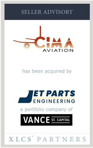 XLCS Partners advises Cima Aviation on sale to Jet Parts Engineering