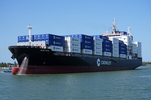 El primer buque de la clase Avance de Crowley, el Quetzal, comienza su primer viaje comercial