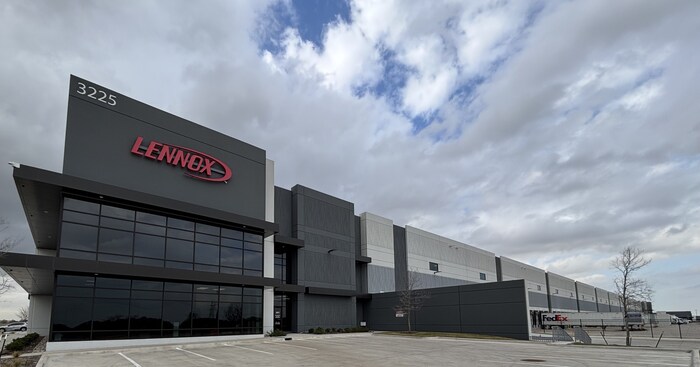 Lennox opened a Regional Distribution Center (RDC) near the airport to support the product and service needs of Dallas-Fort Worth customers. (PRNewsfoto/Lennox International Inc.)