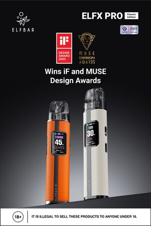 ELFBAR und LOST MARY gewinnen globale Designpreise