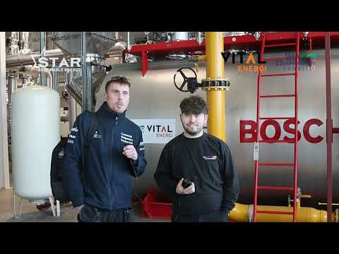 Students and Industry Professionals Tour UK's Largest Water Source Heat Pump at Queens Quay