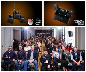 NAB Show Recognizes Saramonic's Wireless Microphone Advances with Multiple Industry Awards
