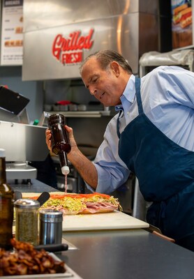 Jersey Mike’s Founder and CEO Peter Cancro celebrates the 15th Annual Day of Giving in Point Pleasant Beach, N.J.