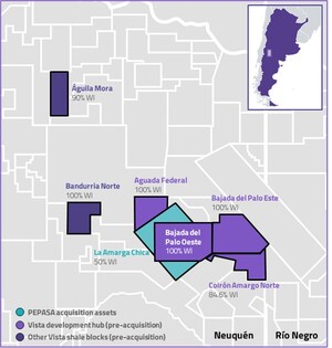 Vista announces the acquisition of Petronas Argentina