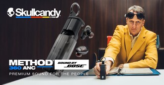 Skullcandy, in partnership with Bose, is breaking barriers in personal audio with the release of Method 360 ANC – a premium true wireless earbud engineered for high-quality audio, advanced noise canceling, and everyday style.